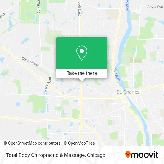 Total Body Chiropractic & Massage map