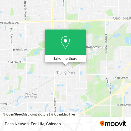 Pass Network For Life map