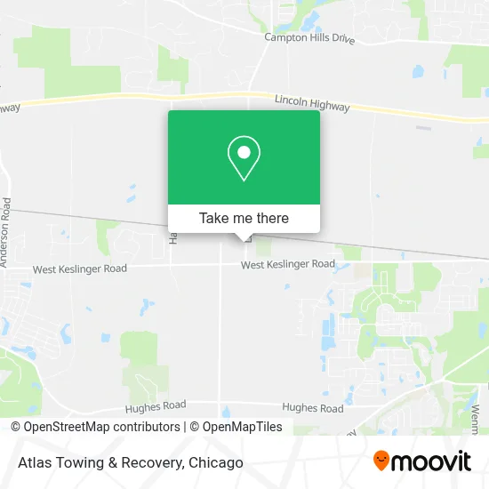 Atlas Towing & Recovery map