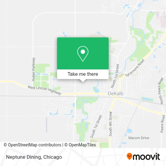 Neptune Dining map