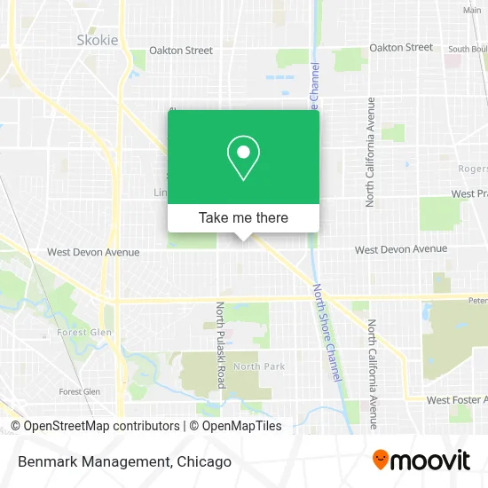 Benmark Management map