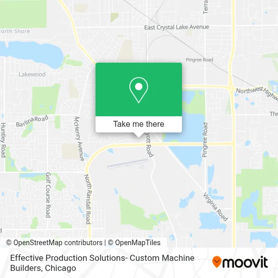 Effective Production Solutions- Custom Machine Builders map