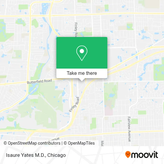Isaure Yates M.D. map