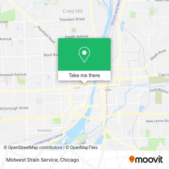 Midwest Drain Service map