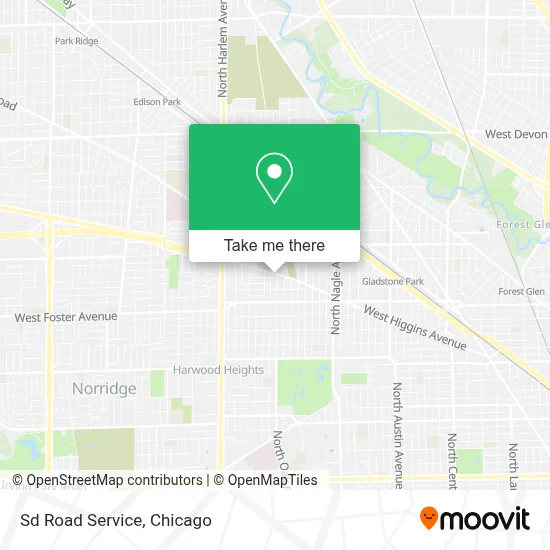 Sd Road Service map