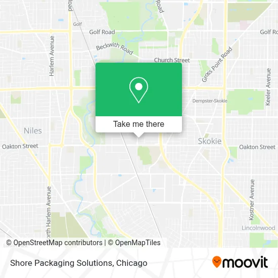 Shore Packaging Solutions map