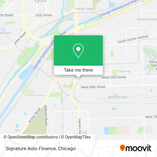 Signature Auto Finance map