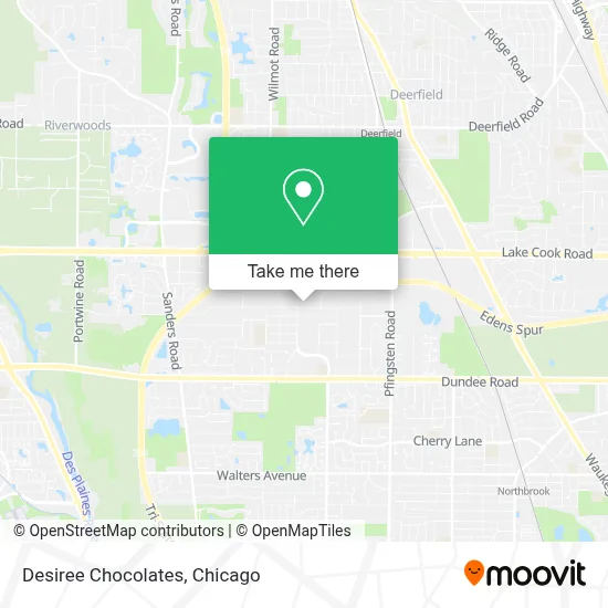 Desiree Chocolates map
