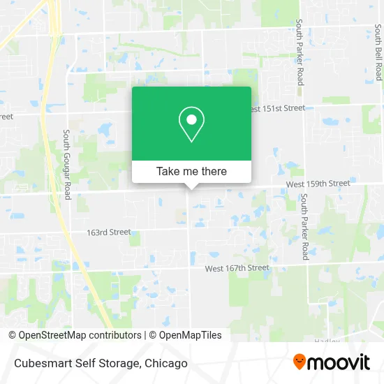 Cubesmart Self Storage map