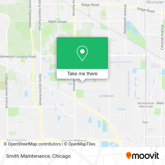 Smith Maintenance map
