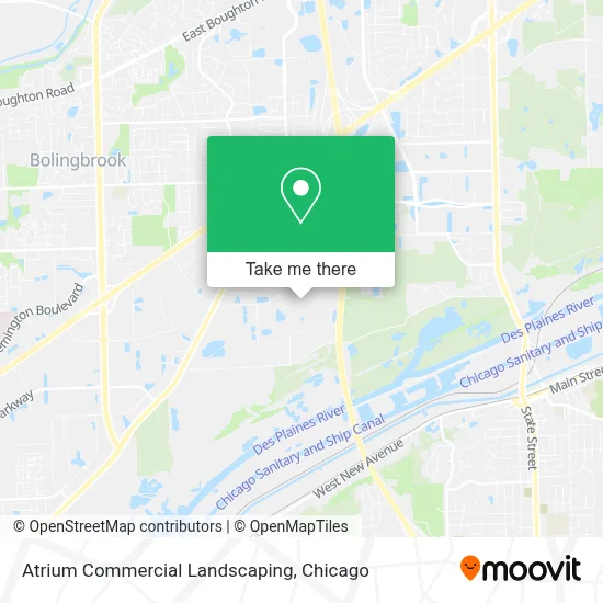 Atrium Commercial Landscaping map