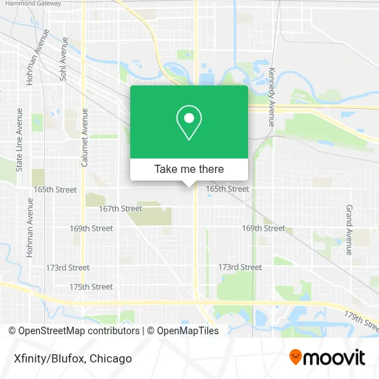 Xfinity/Blufox map