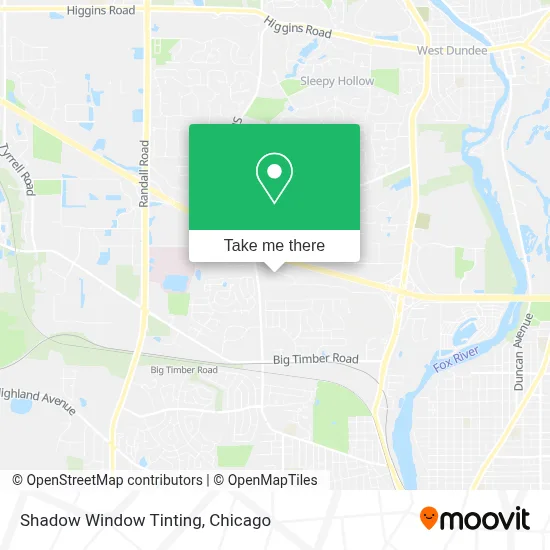 Shadow Window Tinting map
