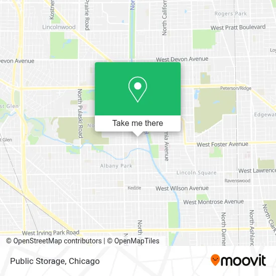 Public Storage map