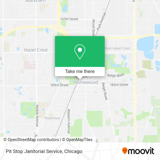 Pit Stop Janitorial Service map
