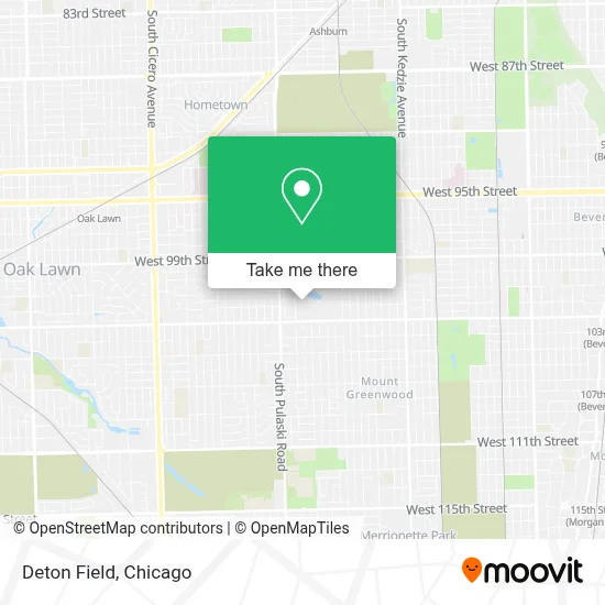 Deton Field map