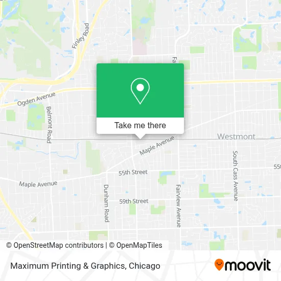 Maximum Printing & Graphics map