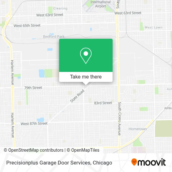 Precisionplus Garage Door Services map