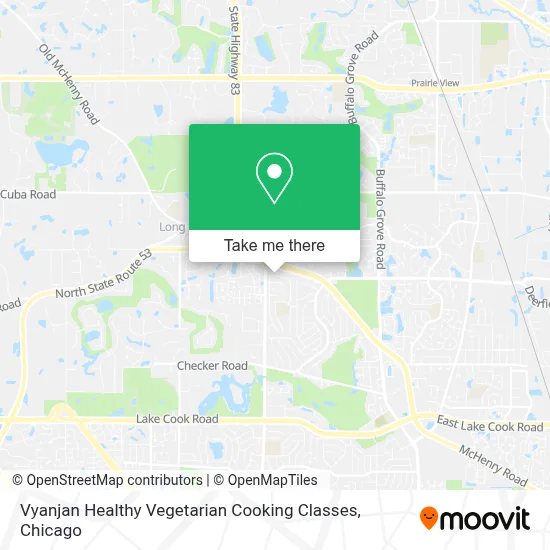 Vyanjan Healthy Vegetarian Cooking Classes map
