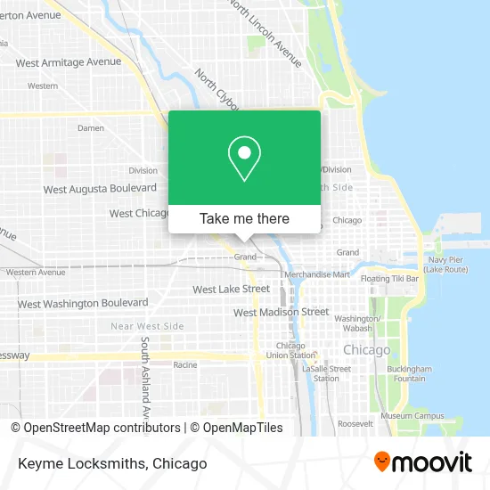Keyme Locksmiths map