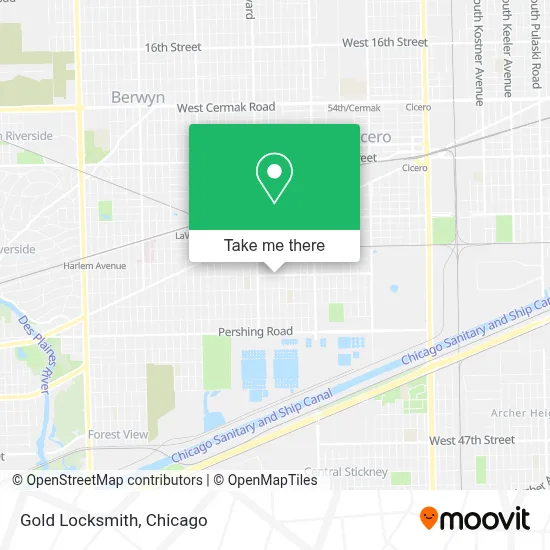 Gold Locksmith map