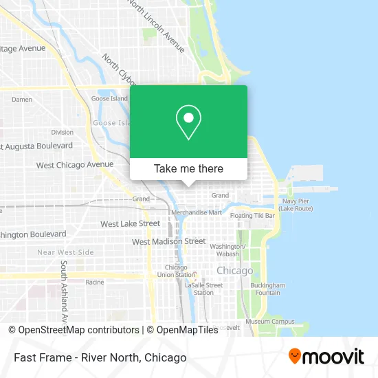 Fast Frame - River North map