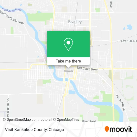 Visit Kankakee County map