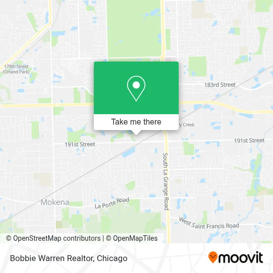 Bobbie Warren Realtor map