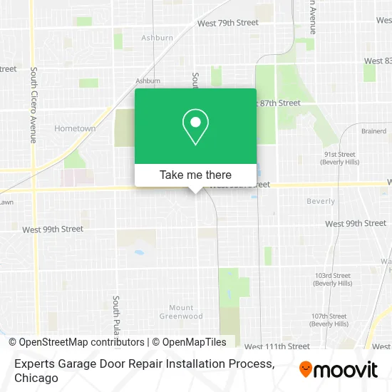Experts Garage Door Repair Installation Process map