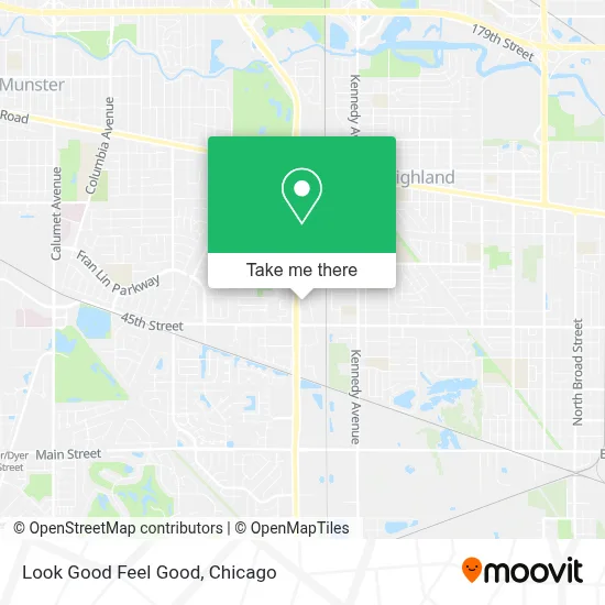 Look Good Feel Good map