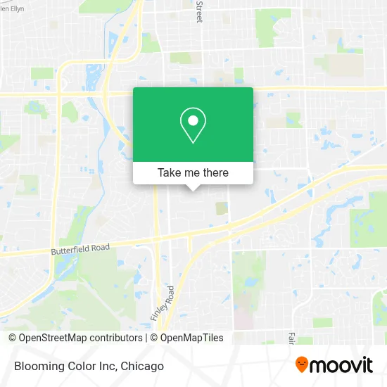 Blooming Color Inc map