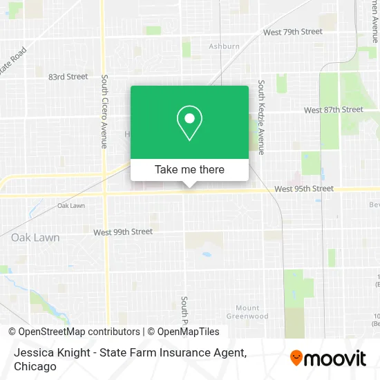 Jessica Knight - State Farm Insurance Agent map
