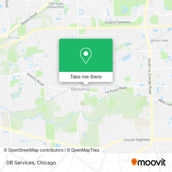 Db Services map