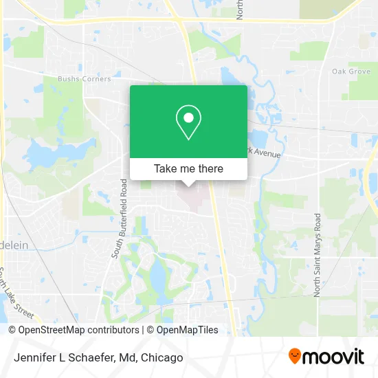Jennifer L Schaefer, Md map