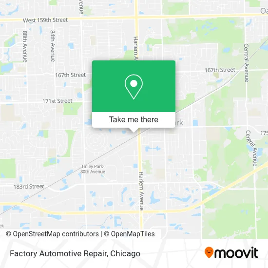 Factory Automotive Repair map