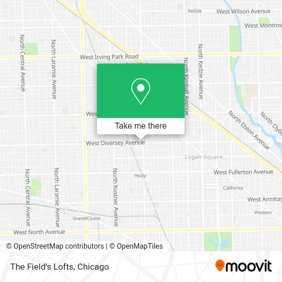 The Field's Lofts map
