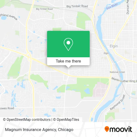 Magnum Insurance Agency map