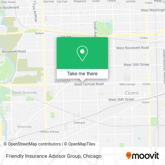 Friendly Insurance Advisor Group map