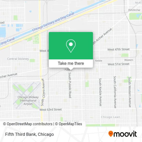 Fifth Third Bank map