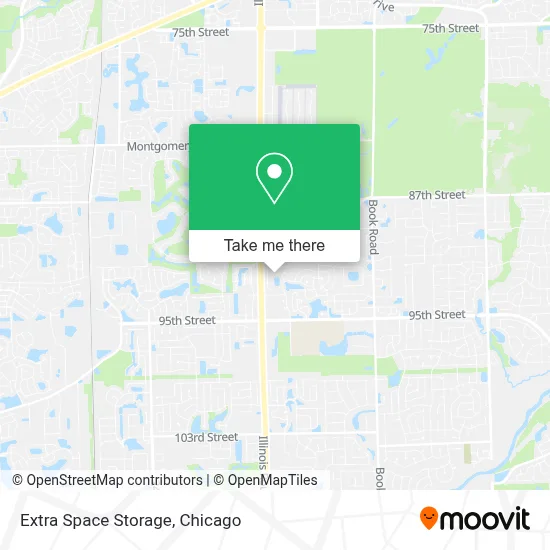 Extra Space Storage map