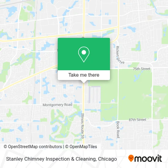 Stanley Chimney Inspection & Cleaning map