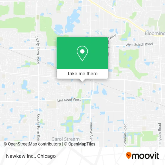 Nawkaw Inc. map