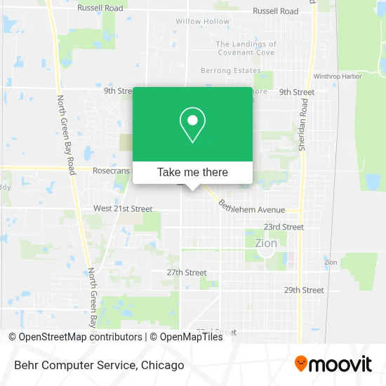 Behr Computer Service map