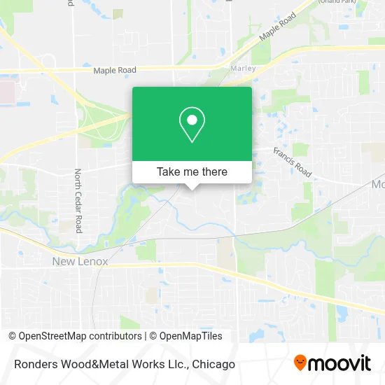 Ronders Wood&Metal Works Llc. map