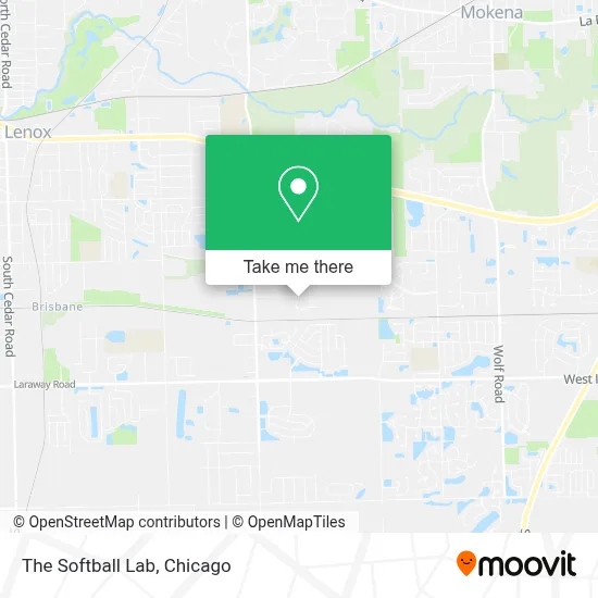 The Softball Lab map