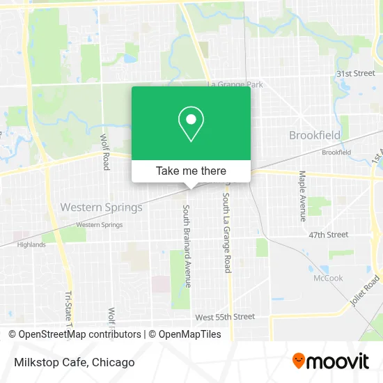 Milkstop Cafe map