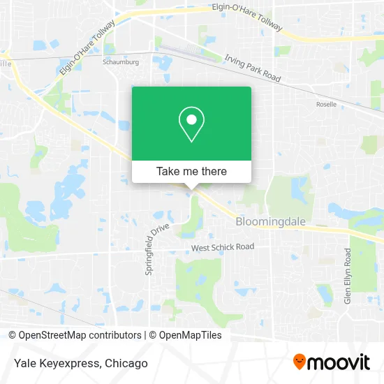 Yale Keyexpress map