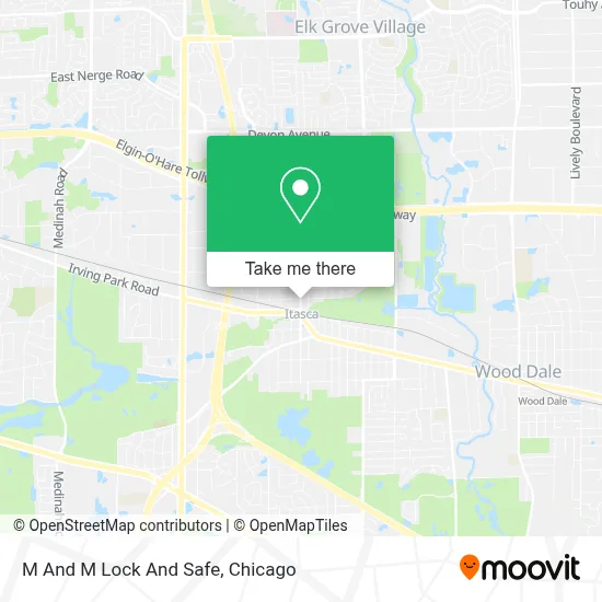 M And M Lock And Safe map