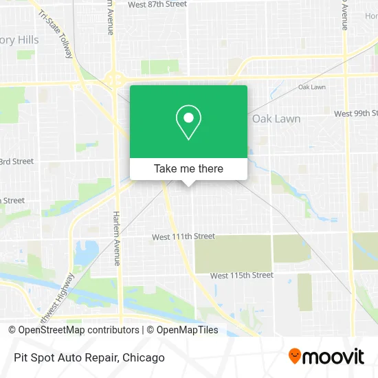 Pit Spot Auto Repair map