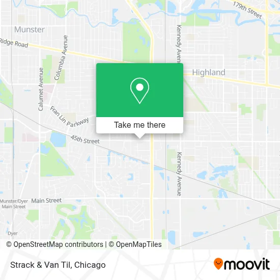 Strack & Van Til map